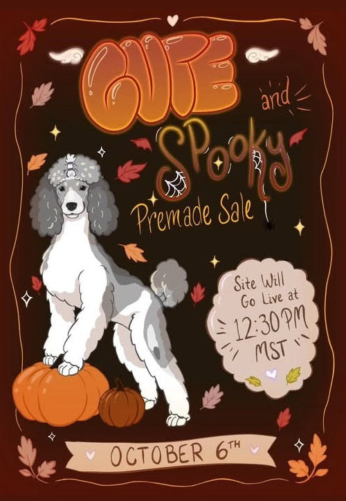 Fall & Halloween Premade Sale Live 10/6